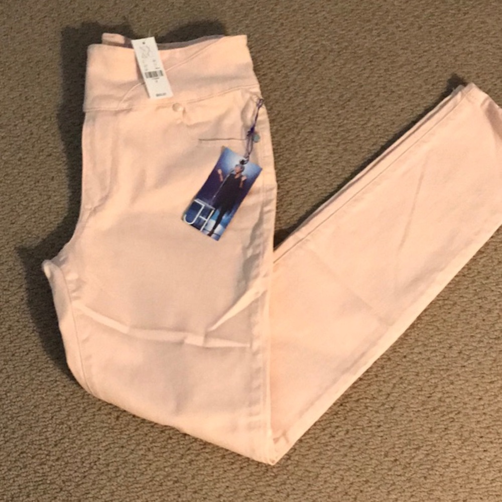 High waisted skinny jeans